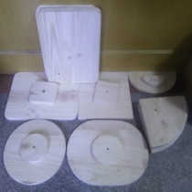 Custom European imported natural pine can be ground round edges rounded corners corners and other solid wood cat climbing frame