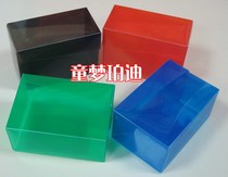 Tong Meng Purdy Wan Zhi card game Wang WS transparent big card box card box many colors can hold about 300 cards