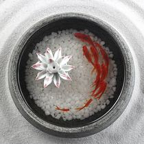 3d resin Goldfish three-dimensional resin painting East travel notes aromatherapy plate playing water creative ornaments wedding gifts