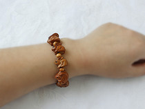 Wood carved rabbit bracelet red rope bracelet Peach Wood Rabbit two wooden rabbit hand string solid wood