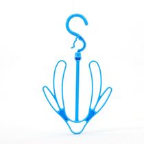 Maibao Japanese creative can connect hook type drying shoe rack rack Blue