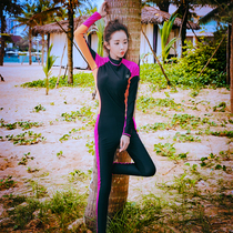 2018 New Korean female tight diving suit jellyfish suit jellyfish suit diving diving diving suit slim one-piece swimsuit