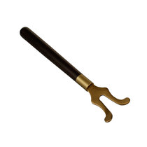 Ebony wooden handle copper pot fork iron pot fork cast iron pot cover fork old iron pot clip tea set tea ceremony accessories