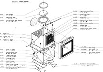 Yashica Yashica Mat 124G Detailed disassembly and repair illustration