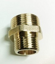 Copper joint 4-point change 2-point copper pair wire reduction copper inner double outer wire adapter double outer wire copper direct