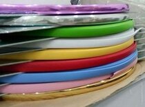 Plastic edging strip Rafi print edging strip 12mm wide edging strip Rounded print edging strip Ramina