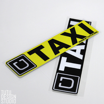 TUTU map car stickers UBER personality decorative stickers TAXI rental custom stickers UBER special car reflective stickers