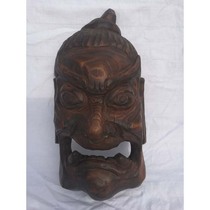Guizhou wood carving Nuo carving Nuo opera Nuo God Nuo mask face face face face face sub Nuo dance Nuo Festival 30cm