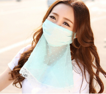 Golf anti-UV mask Summer breathable dust-proof super-neck Anti-UV outdoor sunscreen lip * hood female