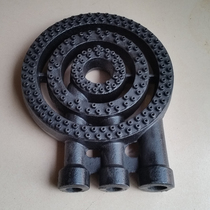 Three-tube P80 natural air stove commercial gas stove double-tube ring commercial stove three-ring stove