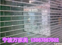 Ningbo customized electric rolling shutter door transparent rolling door see-through Crystal rolling door rolling gate in the same city measurement and installation