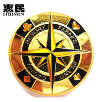 Texas Holdem accessories metal press card metal chip press card has 17 kinds of suit to choose from