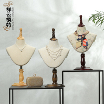 Xiangyun model flower lifting props necklace shirt dummy table adjustable half-body chest film hanging board popularity