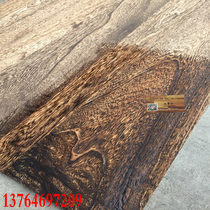 Veneer Pure solid wood Sycamore light color silk concave and convex texture pattern background decoration bar cabinet decoration plate