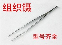 Large amount of stainless steel tooth tweezers organized with hook tweezers with tooth tweezers pointed tweezers