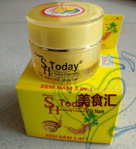 (QB Light Yellow Vial) SH Today 3-in-1 Facial Cream 10g Vietnamese Facial Cream Kem Nam 3 IN 1