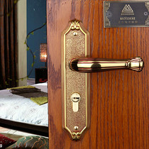 Belvidi BELVEDERE Copper Lock Door Lock Indoor Toilet Double Tongue Lock Silent Solid Wood Bedroom Handle