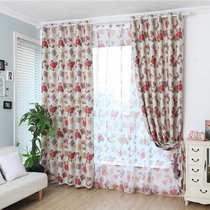 Childrens room curtains Cartoon printed small Bear eco-friendly shading windows Curtains Heat Insulation Windproof Warm Summer Window Curtain