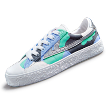 (Customized)Pull back DIY graffiti hand-painted mens shoes Xiangyun canvas shoes Casual mens shoes Student Korean trendy shoes