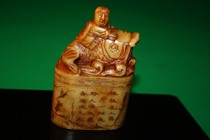 Old natural Shoushan stone Mermaid ornaments old natural Shoushan stone stamp special price