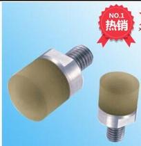 Press block polyurethane anti-collision head external thread type buffer head mechanical pad foot buffer internal thread straight rod type