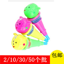 Ice cream blowing dragon horn cartoon spit tongue telescopic whistle Childrens holiday birthday toy Kindergarten small gift