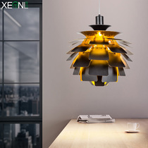 Postmodern simple personality creative chandelier designer Art living room dining room bedroom Nordic Danish pine cone chandelier
