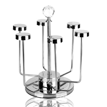 6 Head rotating hanging cup holder Crystal Ball Cup holder wine cup holder upside down cup holder whiskey cup holder