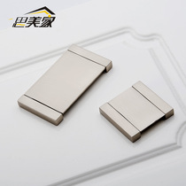 Dark handle Modern simple wardrobe drawer handle Invisible door handle Hidden door handle Concealed flat handle 8091