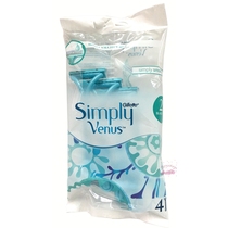 British Gillette Gillette Venus Venus ladies special disposable manual shaver 4 packs