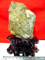 Natural gold stone mineral crystal ornamental stone strange stone ornaments into bright crystal ore collection ornaments 4