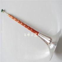 Chaofeng Yanjing Red Rosewood big flat E-tune suona instrument safflower pear large bE tune suona send Sentinel