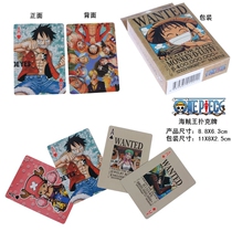 One Piece wide playing cards Joba Luffy Poker Anime Cartoon Cards