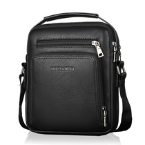 WEIXIER mens casual messenger bag Shoulder bag Large capacity handbag multi-function bag mens bag