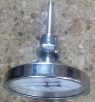 Changzhou double-ring bimetal thermometer WSS401 axial surface 100mm 100 ℃ 150 ℃ 200 ℃