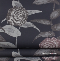 Sweden imported paper wall 2850 personality abstract flower TV audio-visual sofa background wallpaper wallpaper