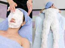 Japanese beauty salon white fluffy anion magic bubble Anti-oxidant whitening acne anti-puffiness C L