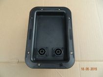 Sound box accessories-stage speaker junction box card tap junction box double 4-core Ohm head junction box