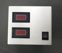 Can display respectively the input-output voltage transformer case 1715 dual-electric pressure gauge power box