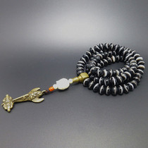 Sinceful collection of millennium old sky beads next to the first-line old medicine teacher beads bracelet old Buddha beads rosary