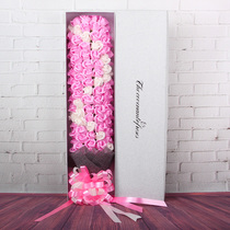 99 roses soap bouquet gift box to send girlfriend and girlfriend confession creative Birthday gift Surprise Valentines Day gift