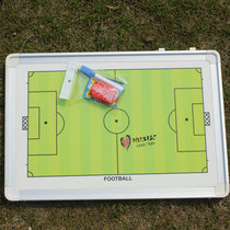 Aluminum alloy football tactical board large magnetic coach teaching plate with magnetic standard erasable delivery package
