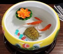 Jingdezhen ceramic fish tank goldfish tank Turtle tank Water lily tank Ceramic fish basin Goldfish basin