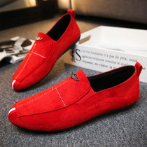 2021 new casual mens shoes summer trendy shoes Red Bean shoes mens Korean version of joker spirit social guy shoes