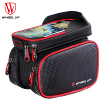 Bike Bag Car Front Saddle Bag Waterproof Front Beam Bag Mountain Road Car Tube Bag Touch Screen Mobile Phone Bag Riding Equipment