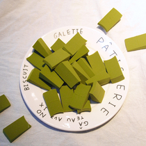 24 cut matcha triangle powder puff sponge makeup powder puff makeup makeup tool Foundation BB cream wine red dry and wet dual use