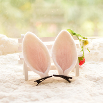 Qianying wool felt poke music material bag Rabbit ears hat Beret Painter hat Hairpin hairband ears