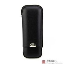 Sillems German Cross Anchor Leather Cigar Case Black SIL 590 2 pcs