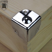 Wooden box aluminum corner edge protection box hardware aviation box audio box corner protection metal square edge wrap 336-35