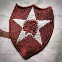 American public hair King version Lu jun 2nd Infantry Division sand color armband Sansha six sand sand M65 battle uniform match